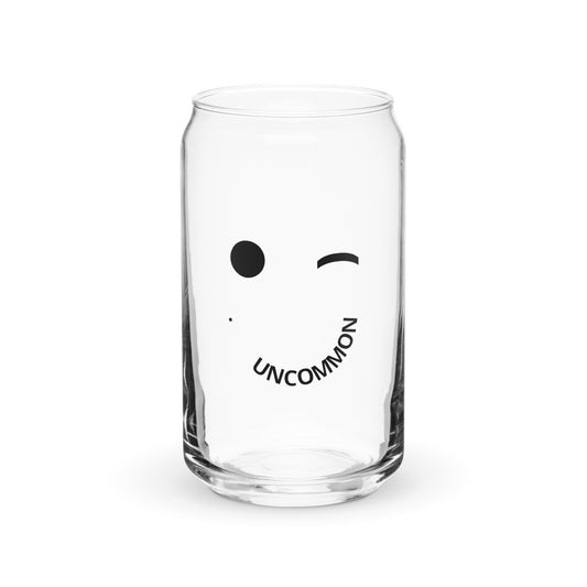 Can-shaped glass